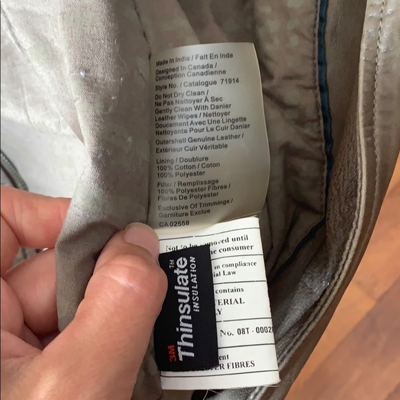 Danier Olive Leather Jacket - Picture 8 of 8